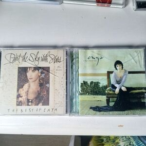 Lot Of 2 Enya CDs- Day Without Rain Paint Sky Greatest Hits Folk New Age Irish